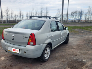 2007 Renault Logan I, серебристый, 420000 рублей, вид 3