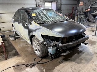 2007 Honda Civic VIII, чёрный, 950000 рублей, вид 3