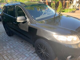 2011 Hyundai Santa Fe II Рестайлинг, чёрный, 975000 рублей, вид 4