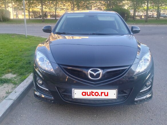 2011 Mazda 6 II (GH) Рестайлинг, чёрный, 870000 рублей