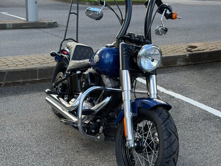 2015 Harley-Davidson Softail Slim, синий, 1180000 рублей, вид 3