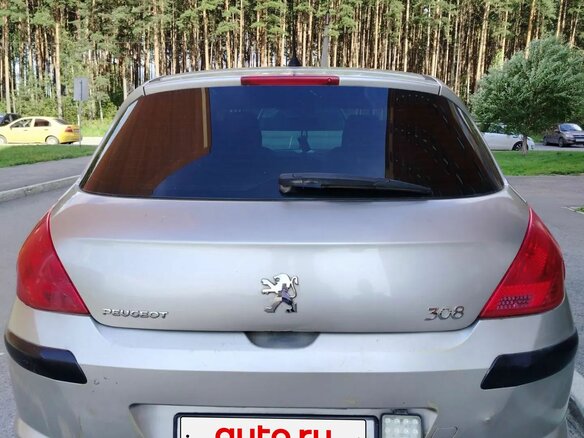 2008 Peugeot 308 I, серый, 350000 рублей - вид 8