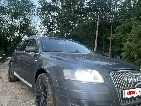 2006 Audi A6 allroad II (C6), чёрный, 900000 рублей