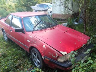 1984 Mazda Capella III, красный, 30000 рублей, вид 4