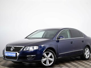 2008 Volkswagen Passat B6, синий, 779000 рублей, вид 3