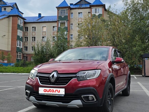 2019 Renault Logan Stepway II Рестайлинг, красный, 990000 рублей