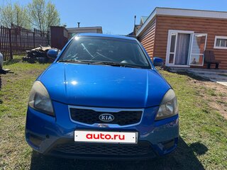 2010 Kia Rio II Рестайлинг, синий, 350000 рублей, вид 1