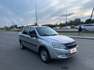 2013 Lada (ВАЗ) Granta I, серебристый, 185000 рублей, вид 2