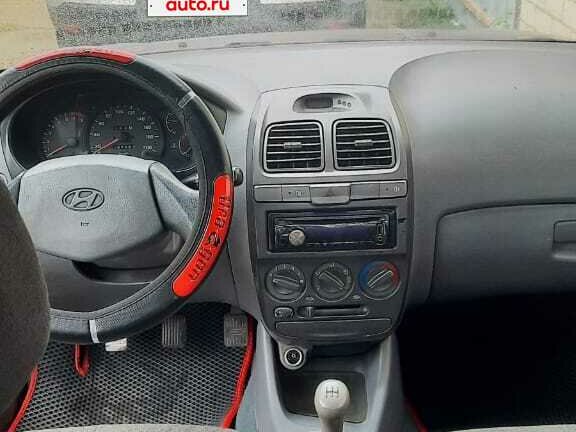 2007 Hyundai Accent ТагАЗ II, красный, 250000 рублей - вид 11