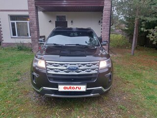 2018 Ford Explorer V Рестайлинг 2, чёрный, 3350000 рублей, вид 4
