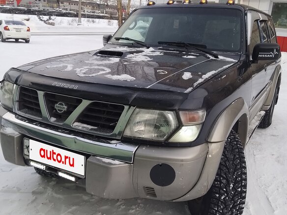 2000 Nissan Patrol V (Y61), синий, 750000 рублей - вид 1