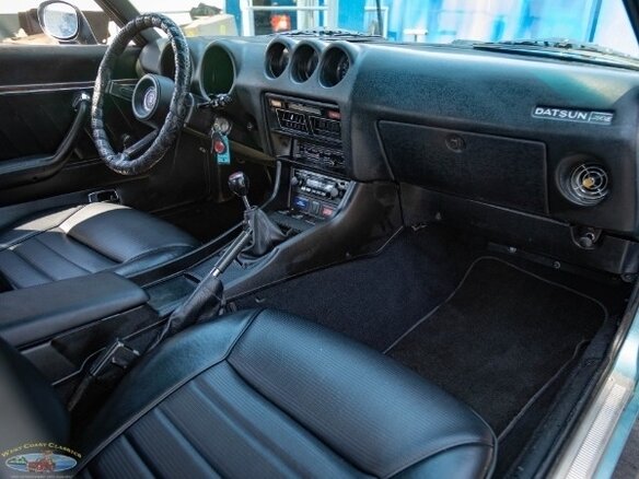 1977 Datsun 280Z 4-speed, голубой, 6300000 рублей - вид 8