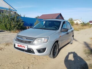 2016 Lada (ВАЗ) Granta I, серебристый, 453000 рублей, вид 1
