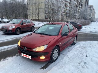 2007 Peugeot 206, красный, 199000 рублей, вид 1