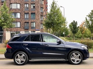 2017 Mercedes-Benz GLE 300 I (W166), синий, 4900000 рублей, вид 3