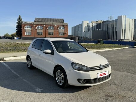 2012 Volkswagen Golf VI, белый, 860000 рублей, вид 3
