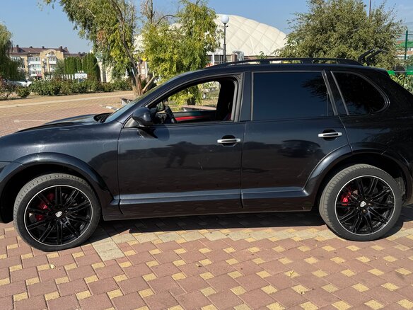 2005 Porsche Cayenne Turbo I (955), чёрный, 790000 рублей - вид 2