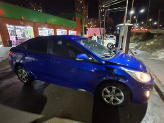 2012 Hyundai Solaris I, синий, 500000 рублей, вид 3