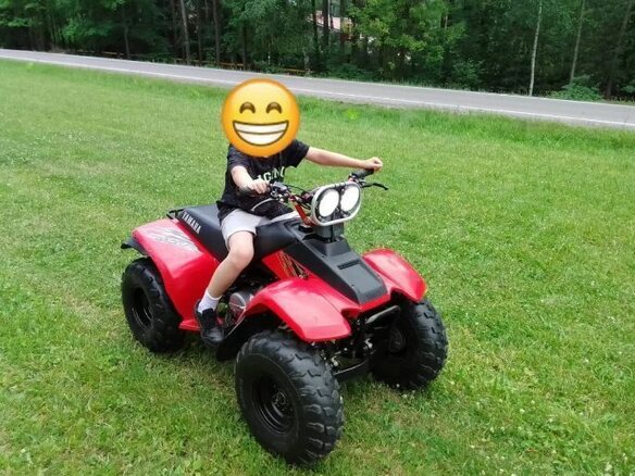 1997 Yamaha YF100M, красный, 310000 рублей - вид 1