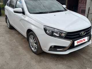 2019 Lada (ВАЗ) Vesta SW I, белый, 1070000 рублей, вид 2
