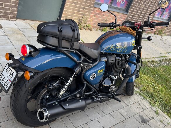 2024 Royal Enfield Shotgun, синий, 550000 рублей - вид 3