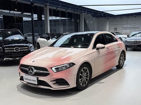 2022 Mercedes-Benz A-Класс 180 Long IV (W177) Рестайлинг, розовый, 1433000 рублей, вид 1