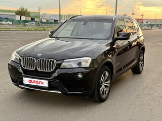 2013 BMW X3 20i xDrive II (F25), чёрный, 1500000 рублей, вид 1
