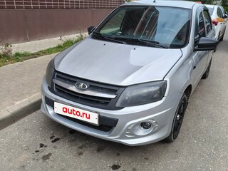 2012 Lada (ВАЗ) Granta I, серебристый, 375000 рублей, вид 4