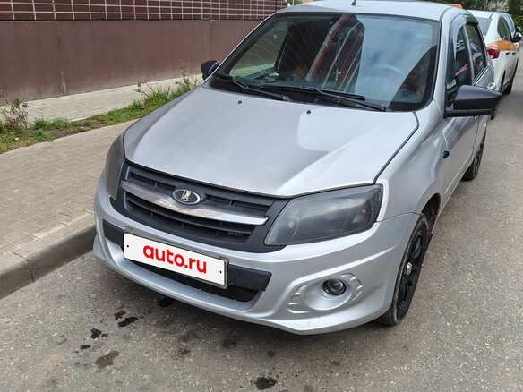 2012 Lada (ВАЗ) Granta I, серебристый, 360000 рублей - вид 3