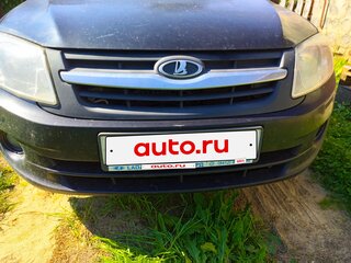 2013 Lada (ВАЗ) Granta I, чёрный, 398000 рублей, вид 2