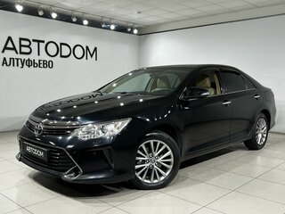 2016 Toyota Camry VII (XV50) Рестайлинг, чёрный, 2125000 рублей, вид 1