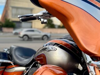 2010 Harley-Davidson CVO Street Glide, оранжевый, 1199000 рублей, вид 2