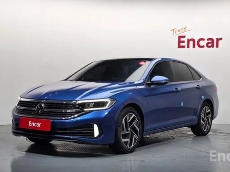 2023 Volkswagen Jetta VII Рестайлинг, синий, 2600000 рублей, вид 1