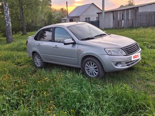 2013 Lada (ВАЗ) Granta I, серебристый, 430000 рублей, вид 5