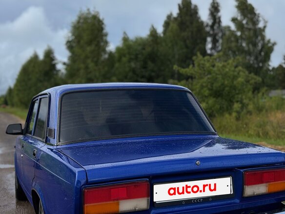 2007 Lada (ВАЗ) 2107, синий - вид 3