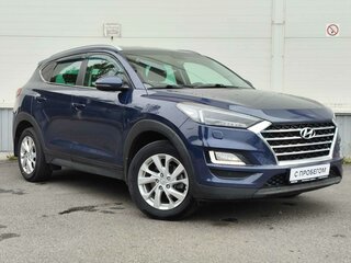 2019 Hyundai Tucson III Рестайлинг, синий, 1930000 рублей, вид 3