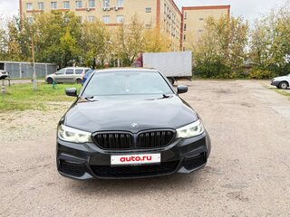 2018 BMW 5 серии 520i VII (G30/G31/G38), чёрный, 3290000 рублей, вид 2