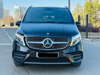 2019 Mercedes-Benz V-Класс Long 220 d длинный III (W447) Рестайлинг, чёрный, 4840000 рублей, вид 2