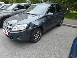 2014 Lada (ВАЗ) Granta I, серый, 380000 рублей, вид 2