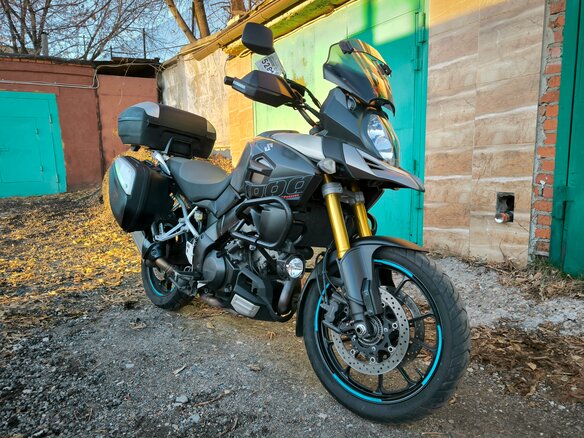 2014 Suzuki V-Strom 1000, серый, 690000 рублей - вид 16