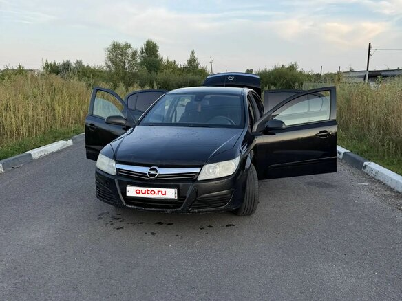 2008 Opel Astra H Рестайлинг, чёрный, 390000 рублей - вид 8