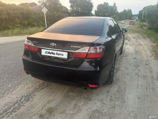 2015 Toyota Camry VII (XV50) Рестайлинг, чёрный, 1900000 рублей, вид 2