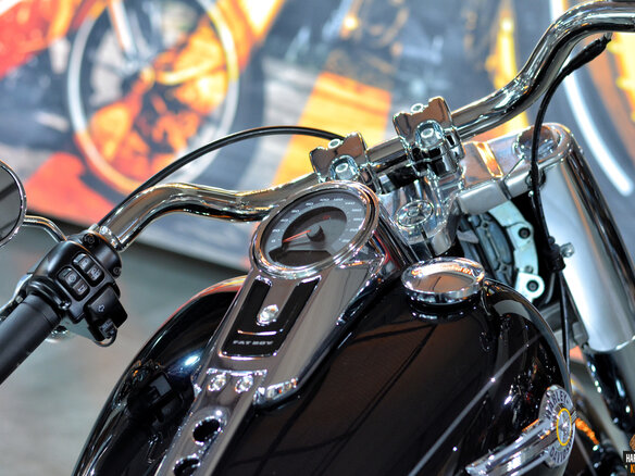 2023 Harley-Davidson Fat Boy, чёрный, 3600000 рублей - вид 9