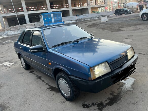 1996 Lada (ВАЗ) 21099, синий, 150000 рублей - вид 2