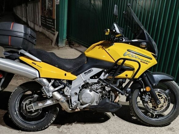 2004 Suzuki V-Strom 1000, жёлтый, 450000 рублей - вид 5