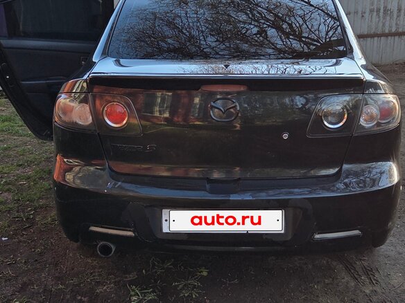 2007 Mazda 3 I (BK) Рестайлинг, чёрный, 580000 рублей - вид 1