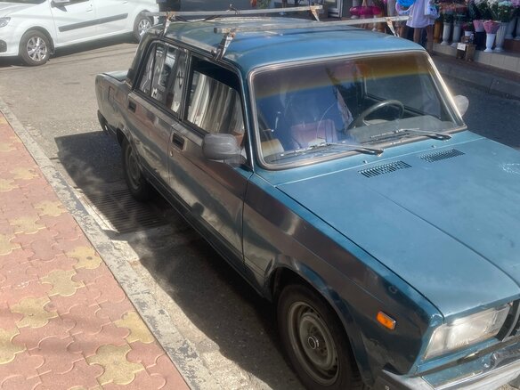 2006 Lada (ВАЗ) 2107, синий, 124000 рублей