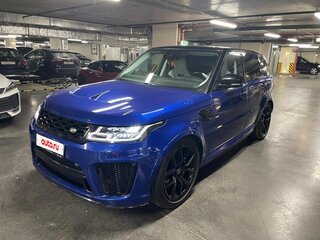 2019 Land Rover Range Rover Sport SVR II Рестайлинг, синий, 9000000 рублей, вид 1