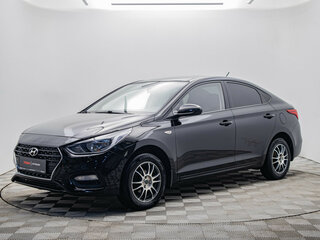 2018 Hyundai Solaris II, чёрный, 1290000 рублей, вид 1