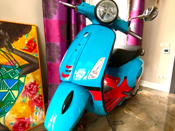 2023 Vespa Primavera, голубой, 755000 рублей - вид 13